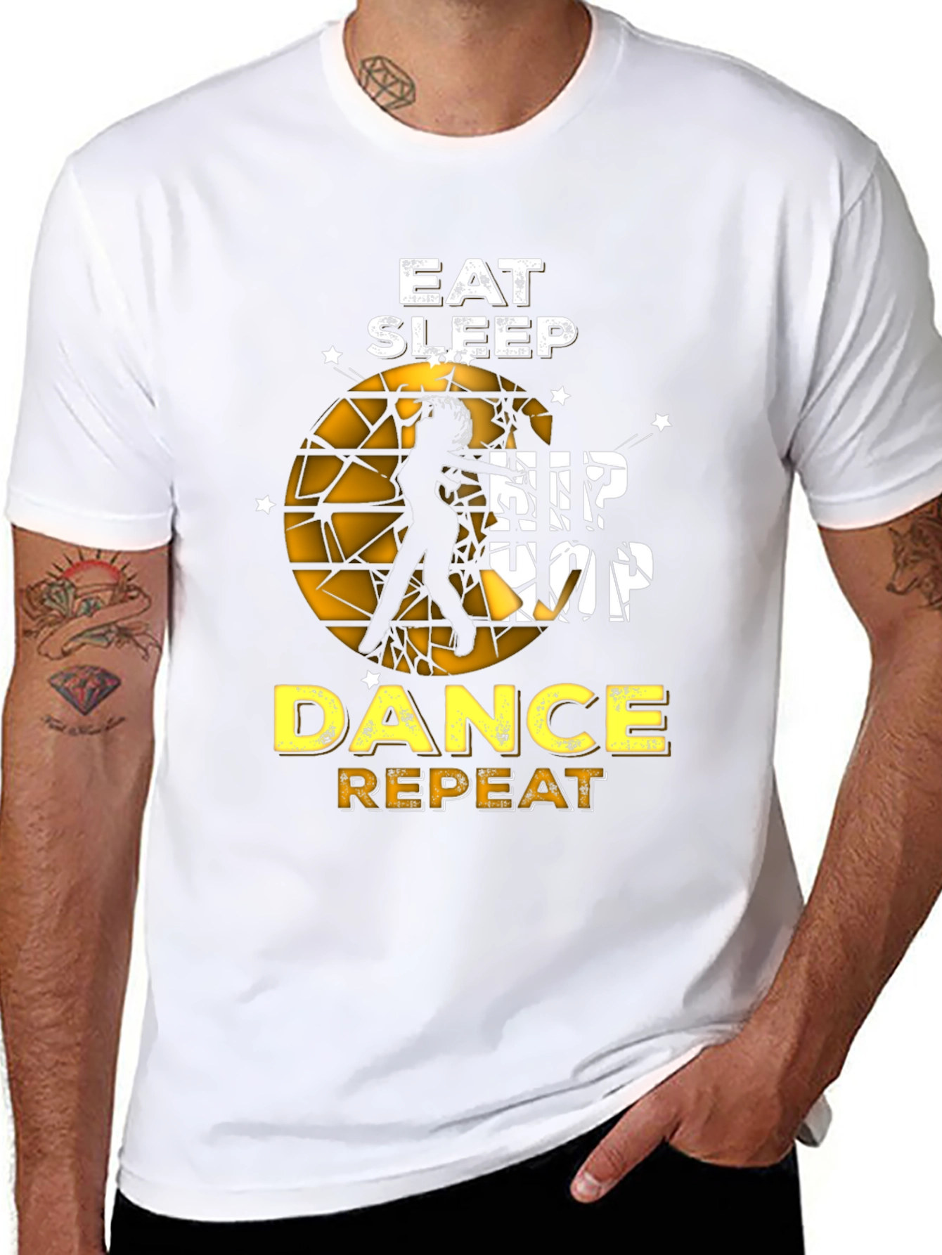 Eat Sleep Hip Hop Dance Repeat Graphic Tee