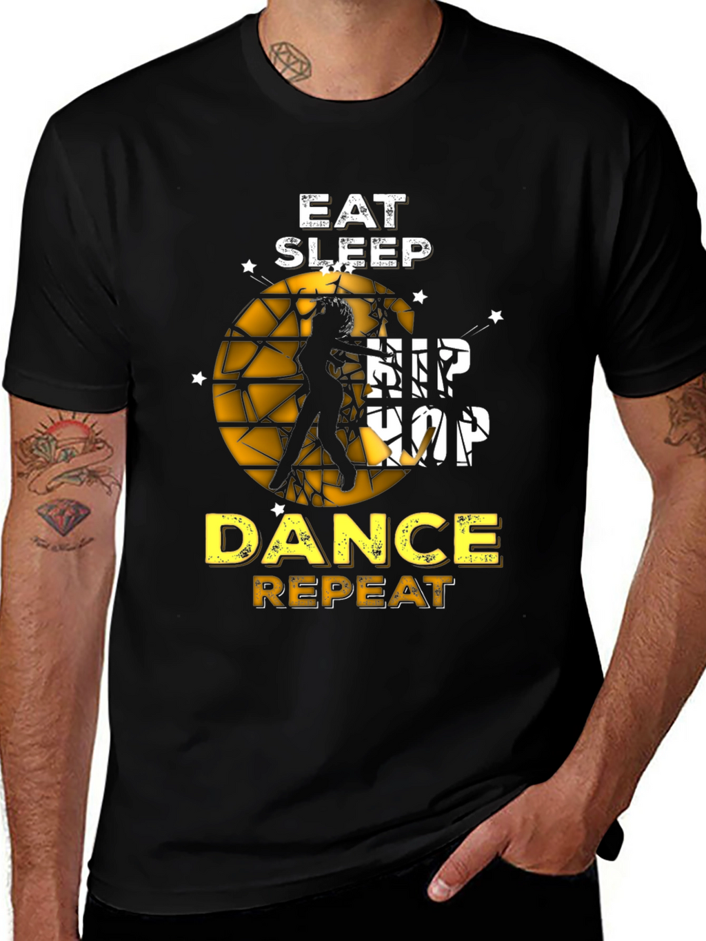 Eat Sleep Hip Hop Dance Repeat Graphic Tee
