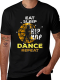 Eat Sleep Hip Hop Dance Repeat Graphic Tee