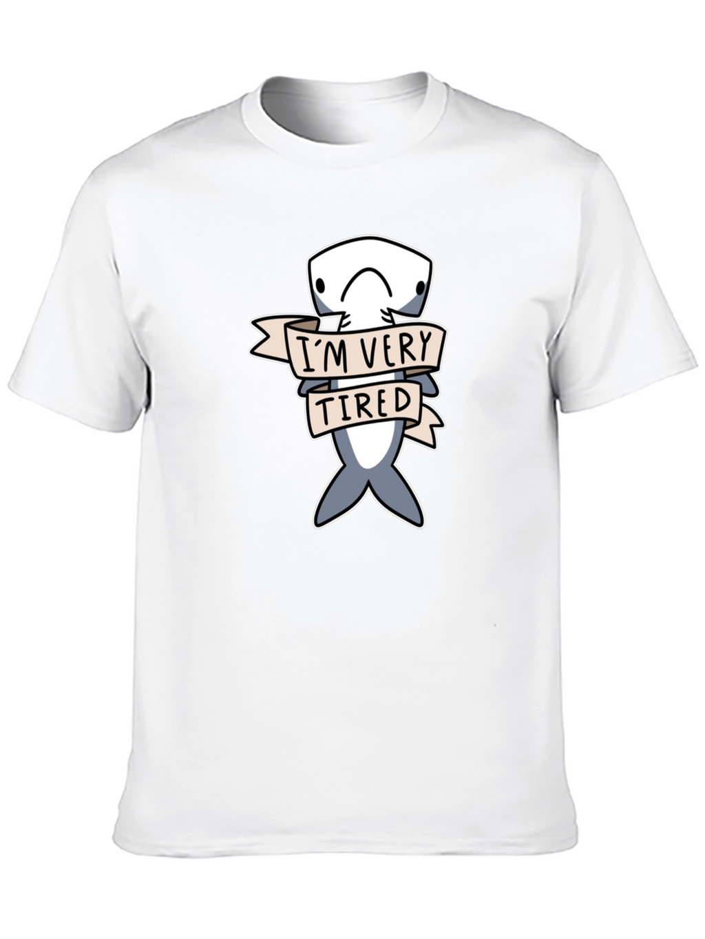 Im Very Tired Hammerhead Shark T-Shirt Funny Graphic Tee