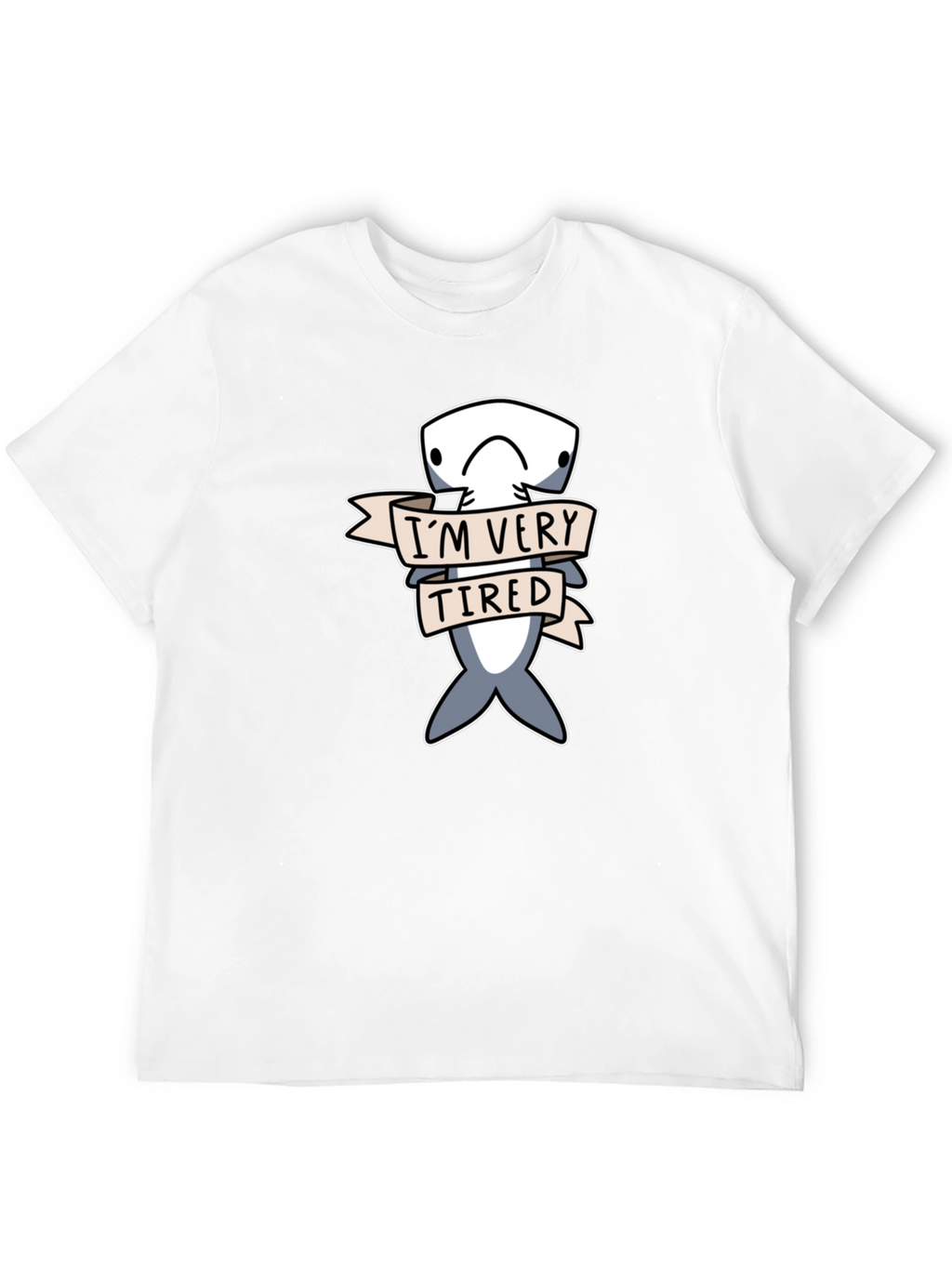 Im Very Tired Hammerhead Shark T-Shirt Funny Graphic Tee