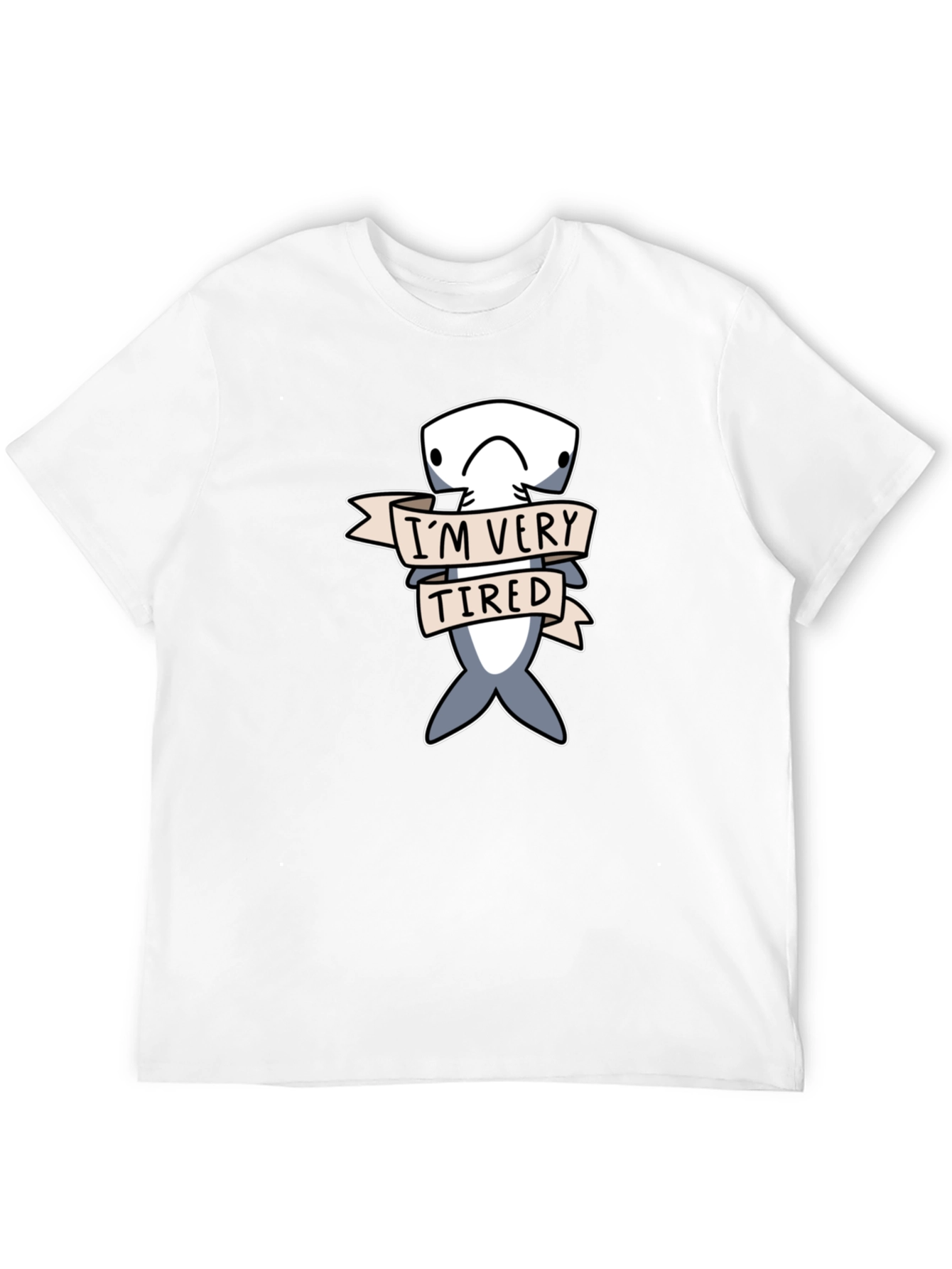 Im Very Tired Hammerhead Shark T-Shirt Funny Graphic Tee