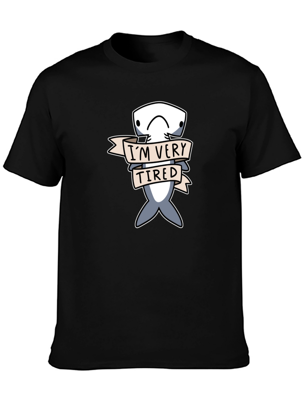 Im Very Tired Hammerhead Shark T-Shirt Funny Graphic Tee