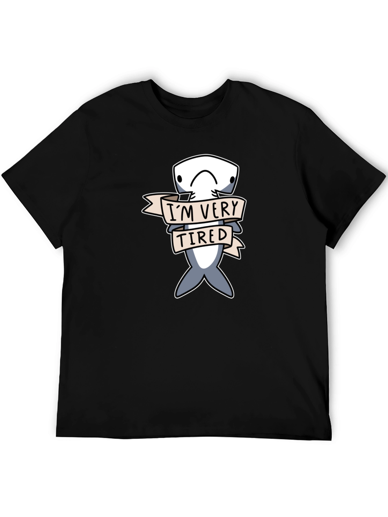 Im Very Tired Hammerhead Shark T-Shirt Funny Graphic Tee