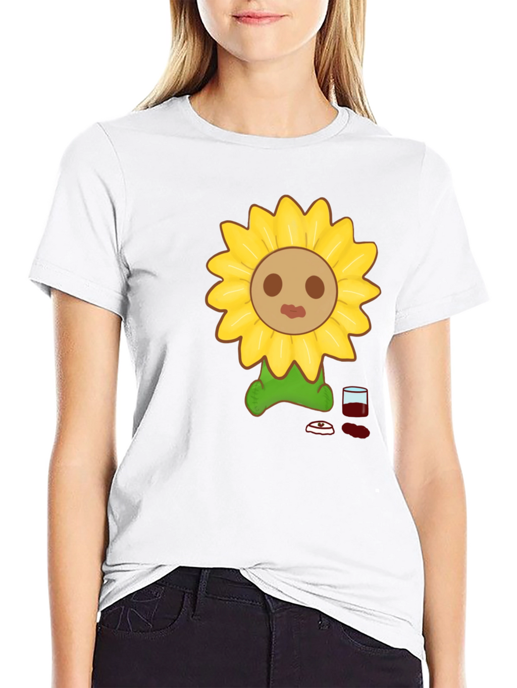Sunflower Graphic Tee - Unique Design