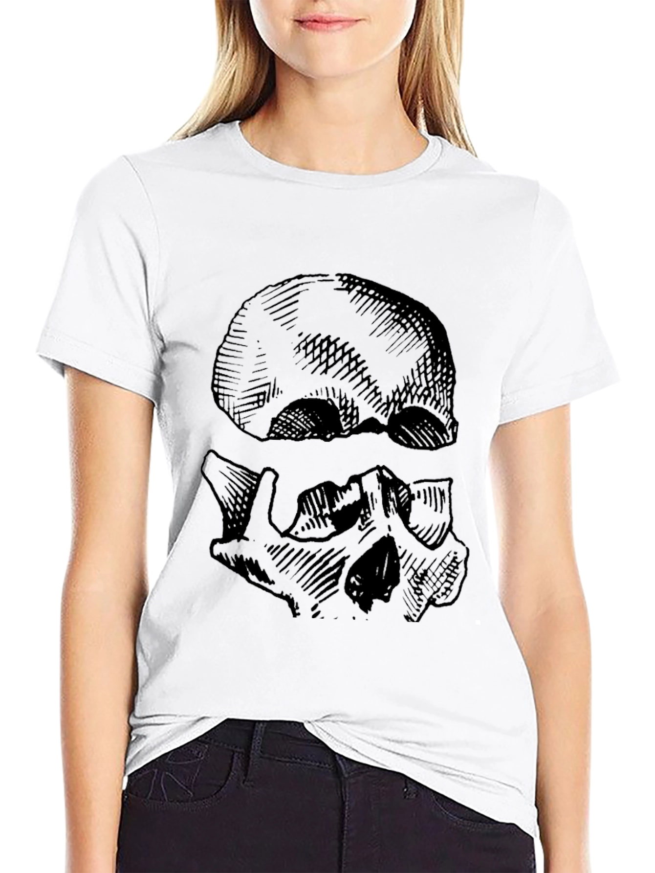 Skull Graphic Black T-Shirt