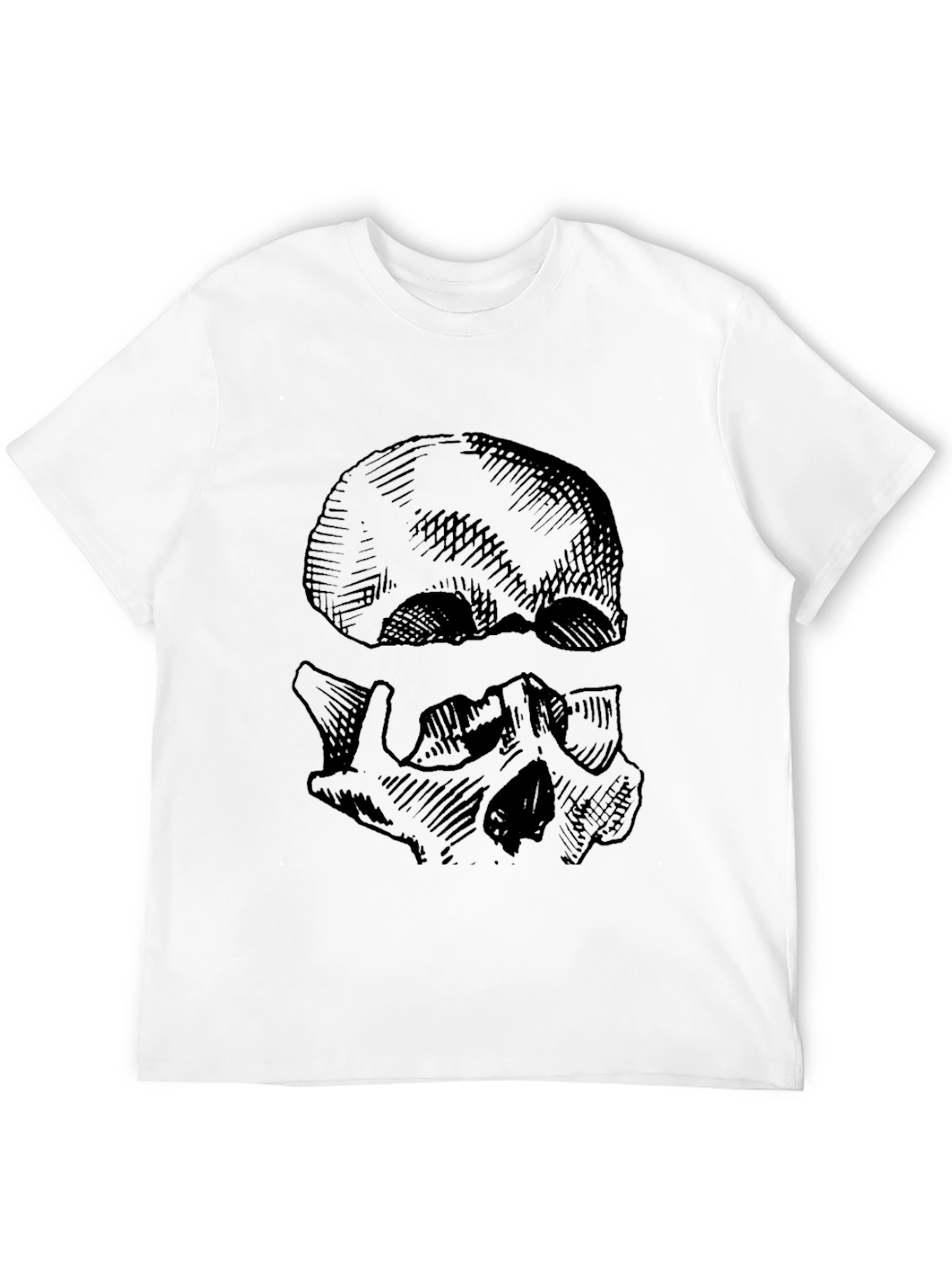 Skull Graphic Black T-Shirt