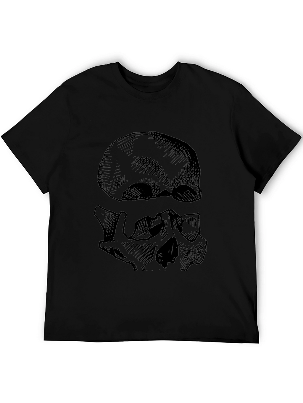 Skull Graphic Black T-Shirt