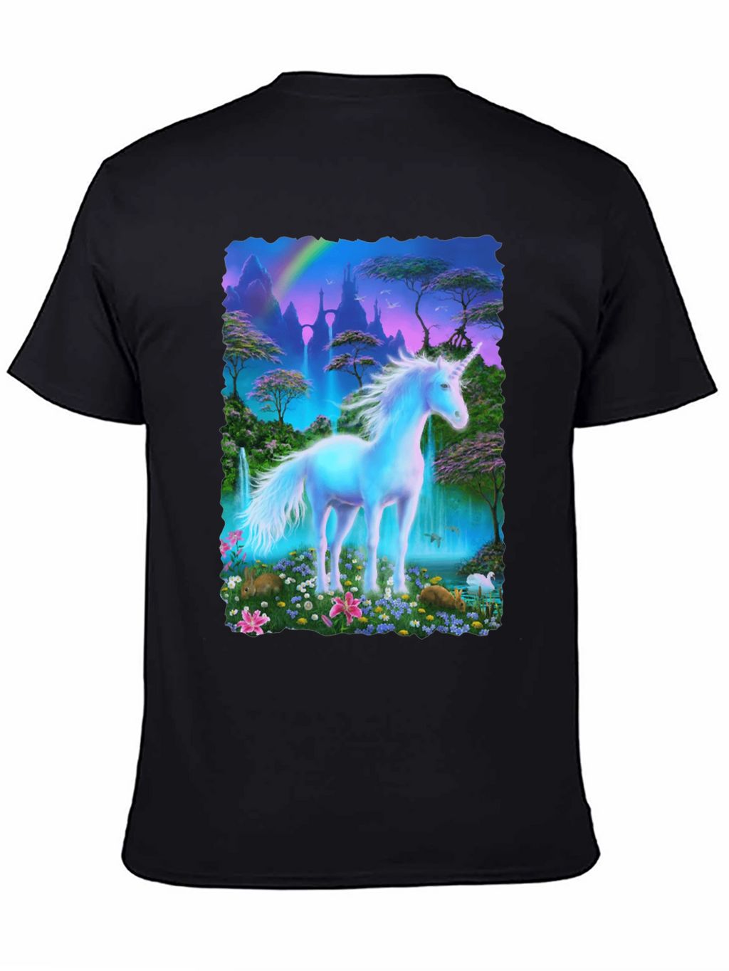 Unicorn Fantasy T-Shirt - Magical Scene