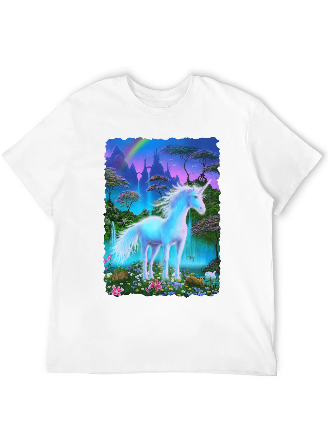 Unicorn Fantasy T-Shirt - Magical Scene
