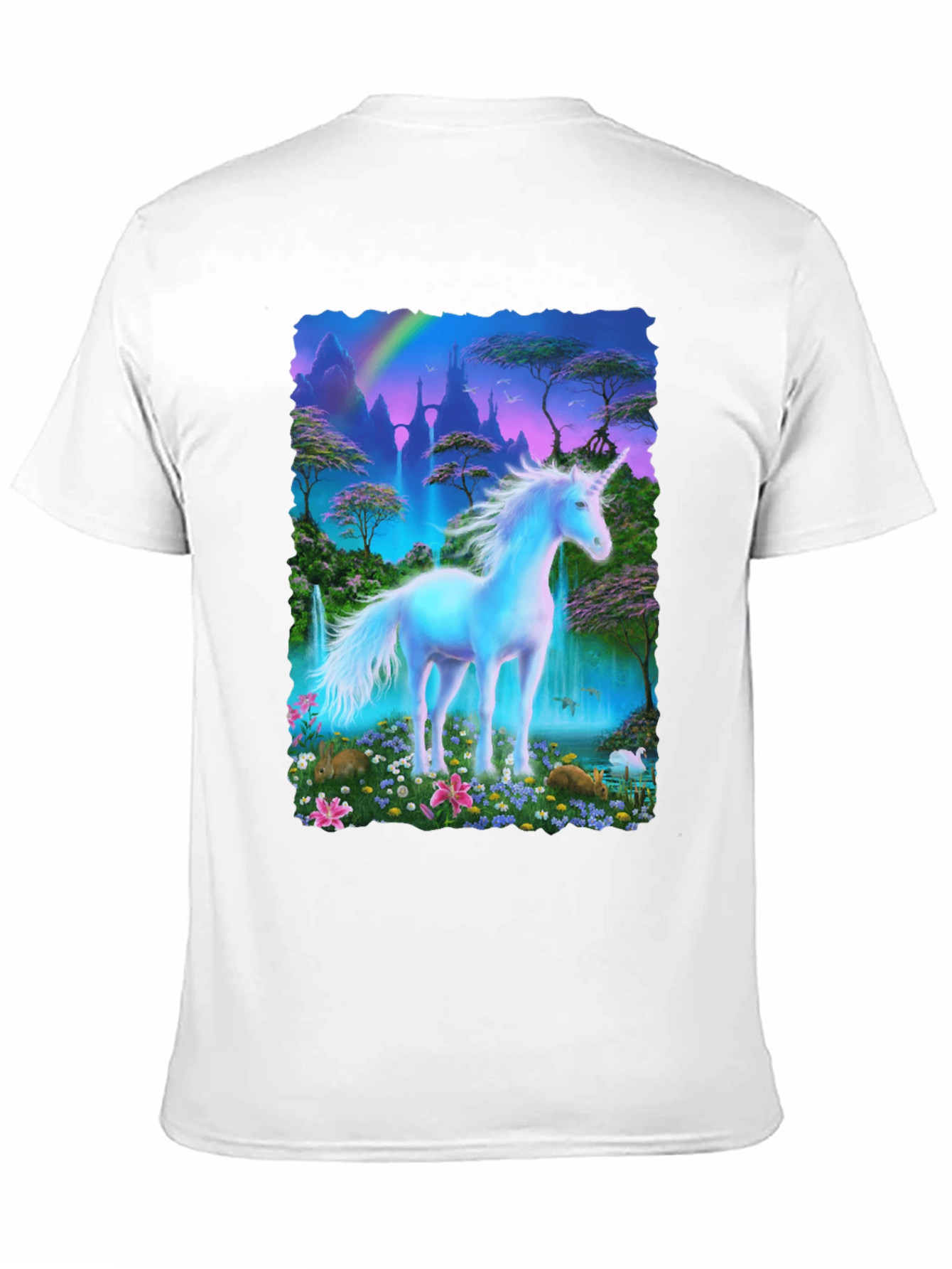 Unicorn Fantasy T-Shirt - Magical Scene