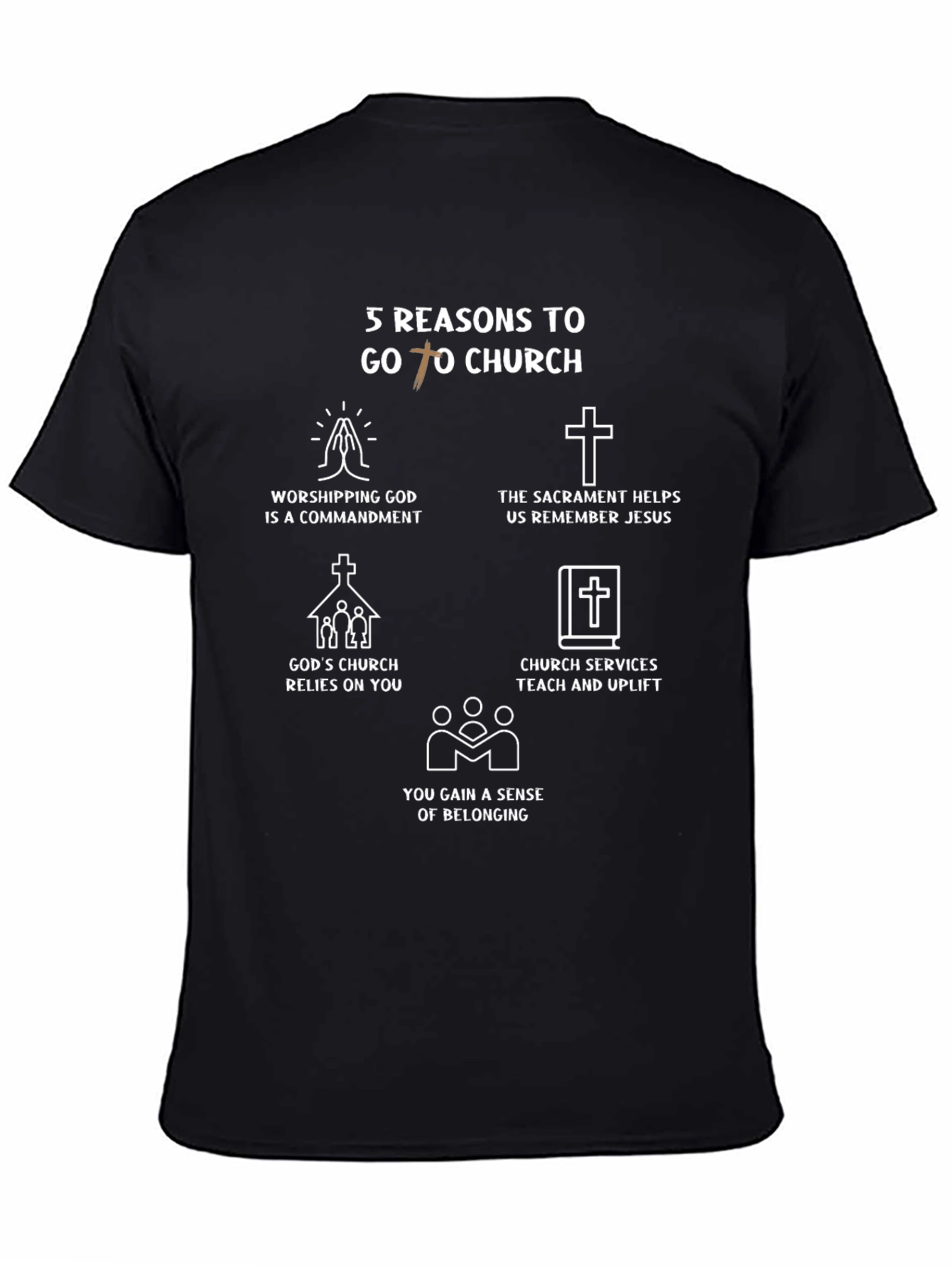 5 Reasons to Go to Church T-Shirt
