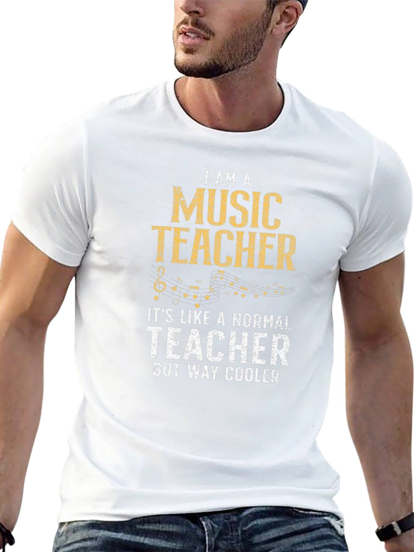 Music Teacher T-Shirt - Normal Teacher But Cooler!