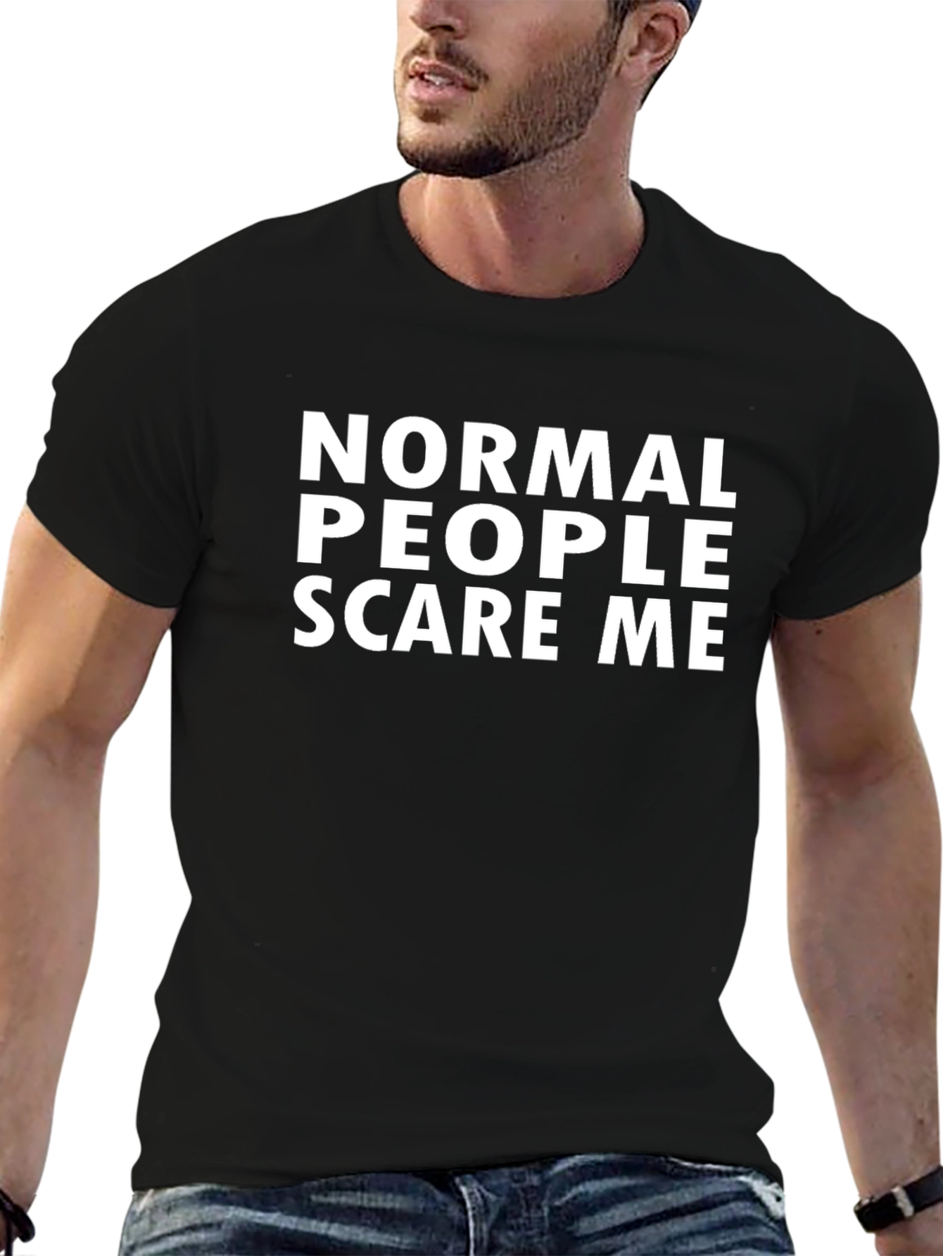 Normal People Scare Me Graphic Tee