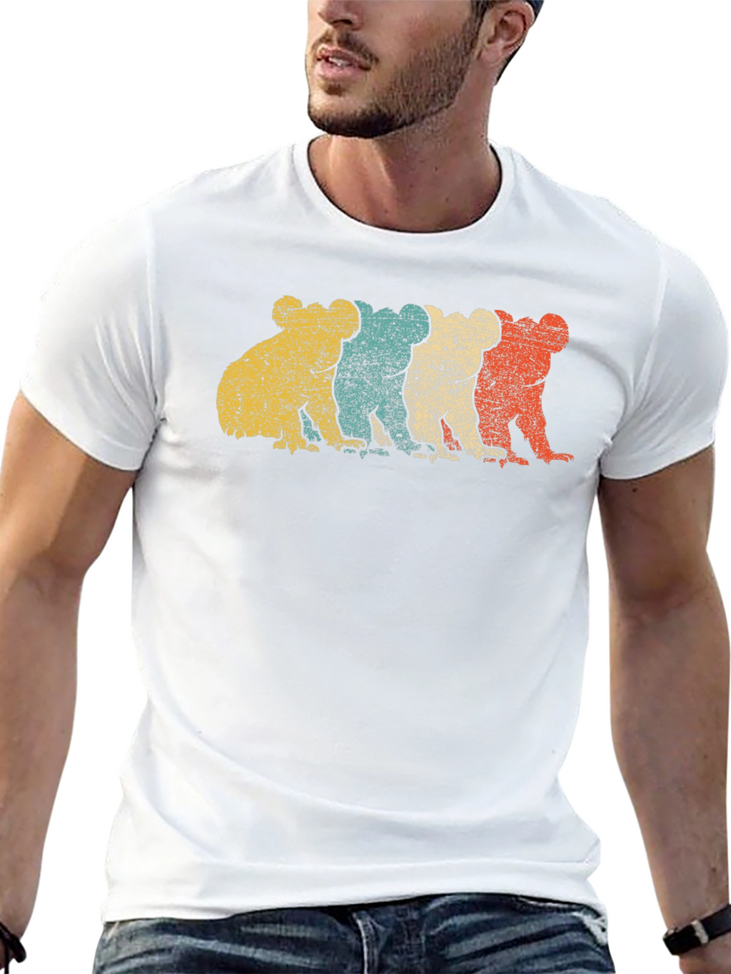 Retro Koala T-Shirt - Distressed Print