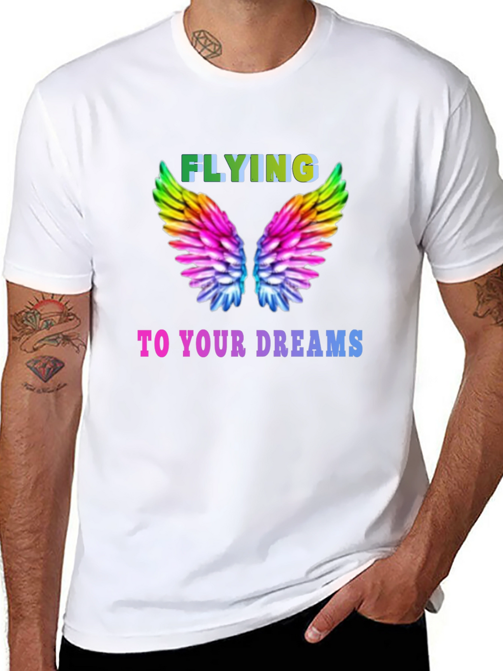 Flying To Your Dreams Graphic T-Shirt