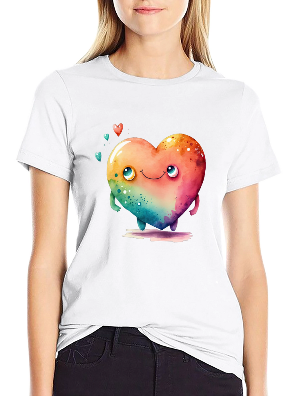 Heart Character Graphic Tee
