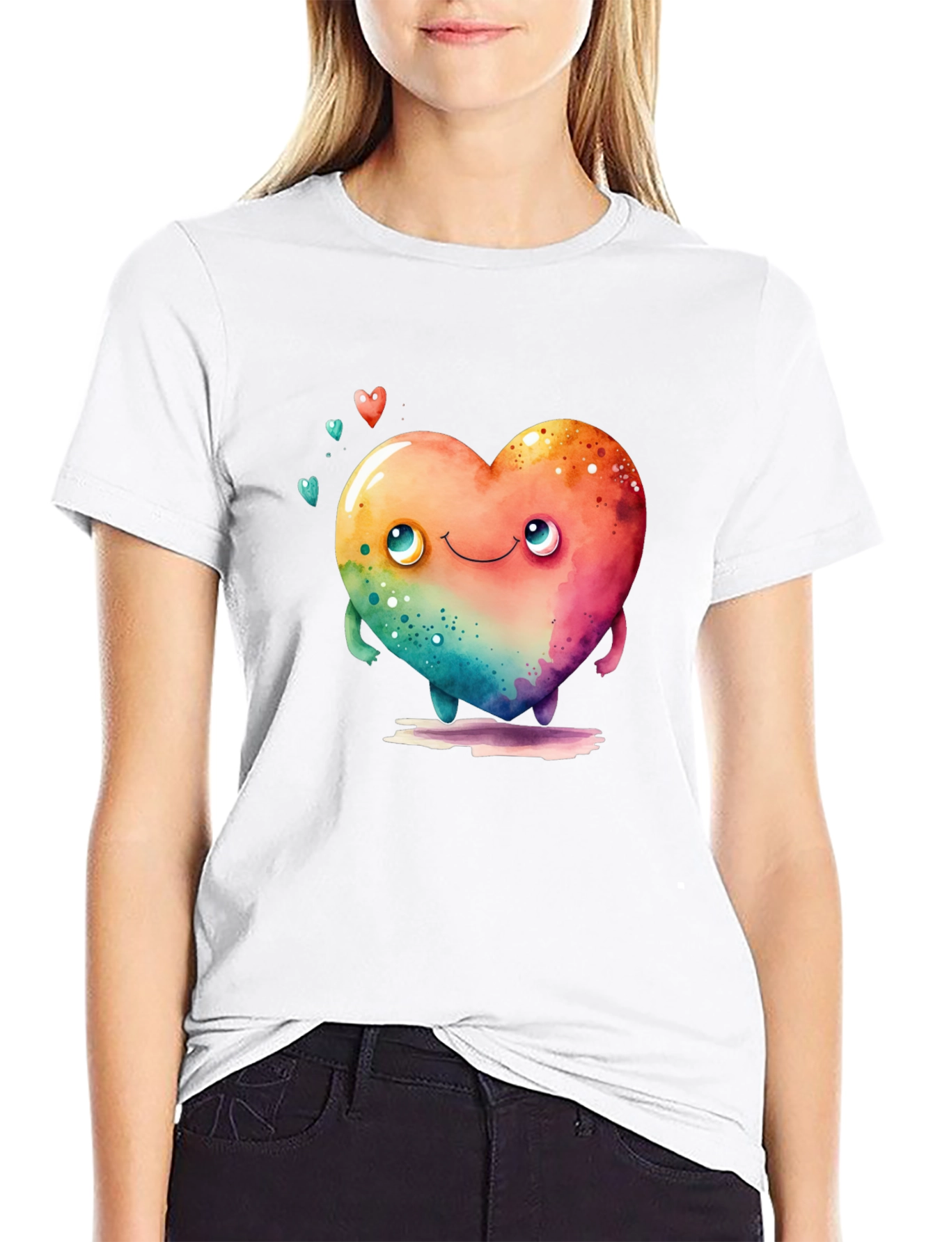 Heart Character Graphic Tee