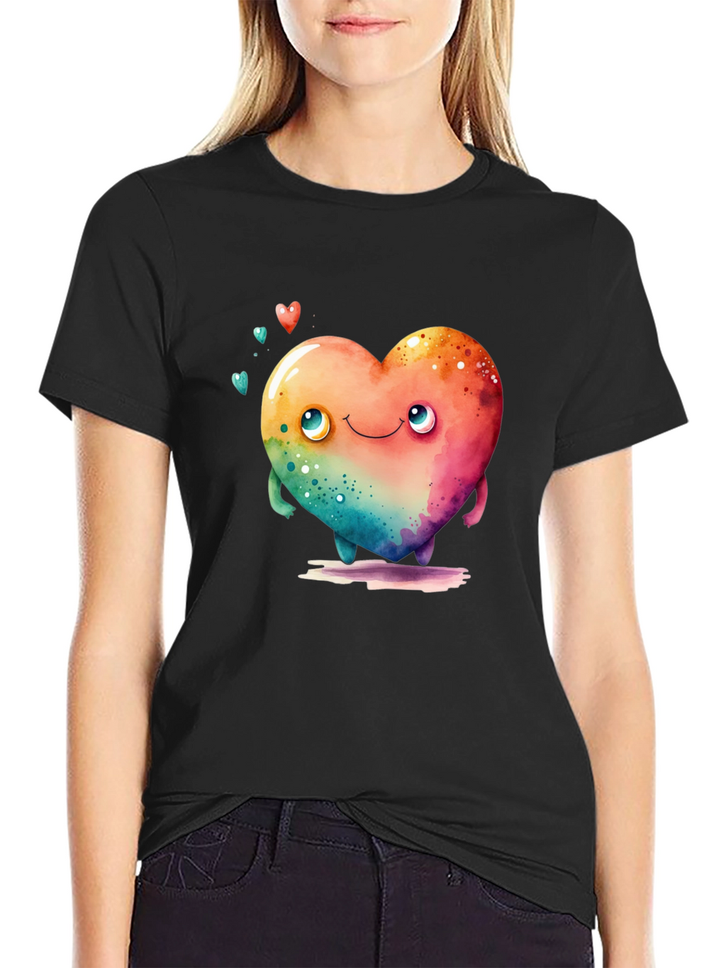 Heart Character Graphic Tee