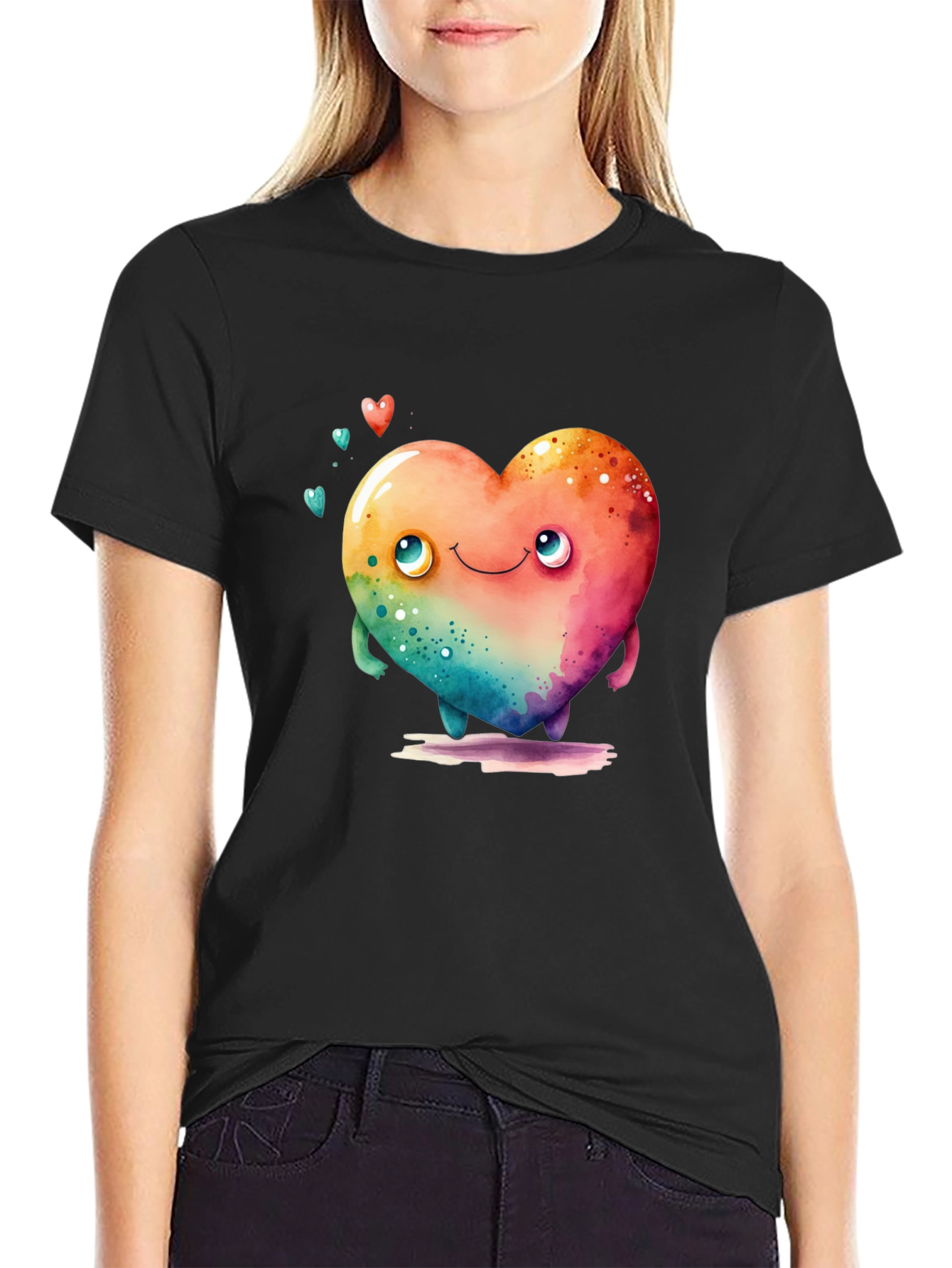 Heart Character Graphic Tee