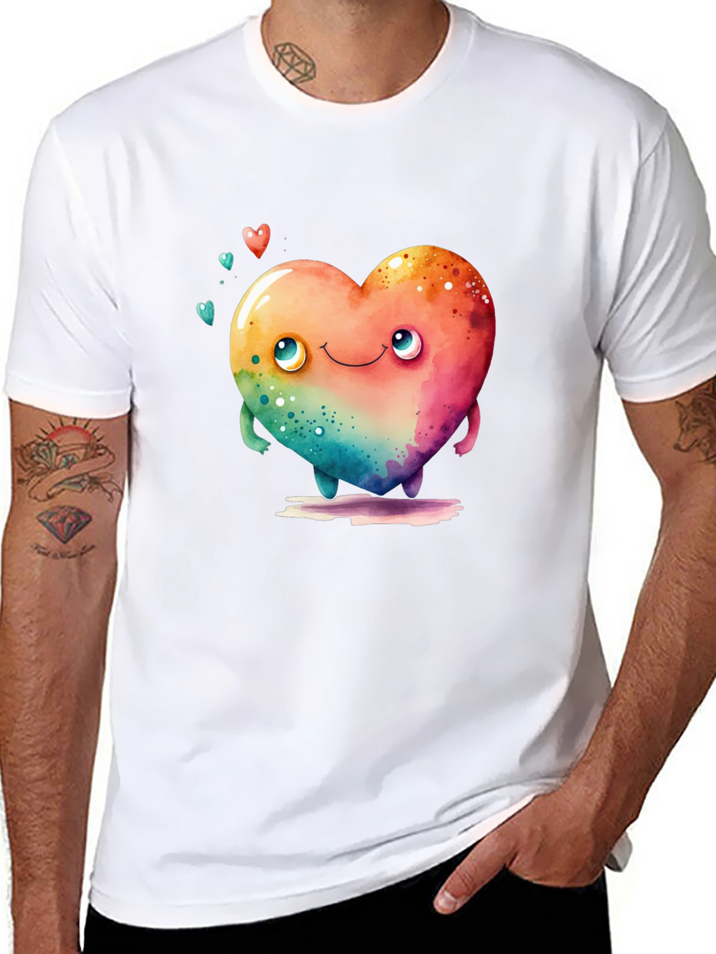 Heart Character Graphic Tee