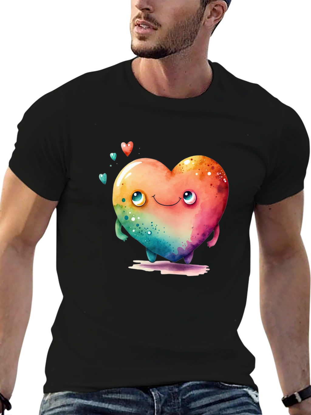 Heart Character Graphic Tee