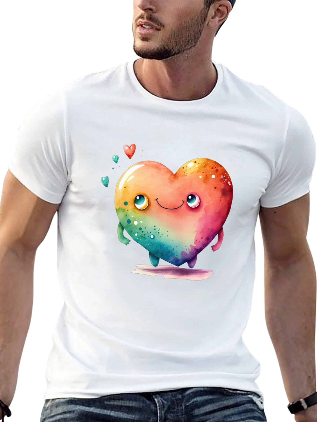 Heart Character Graphic Tee