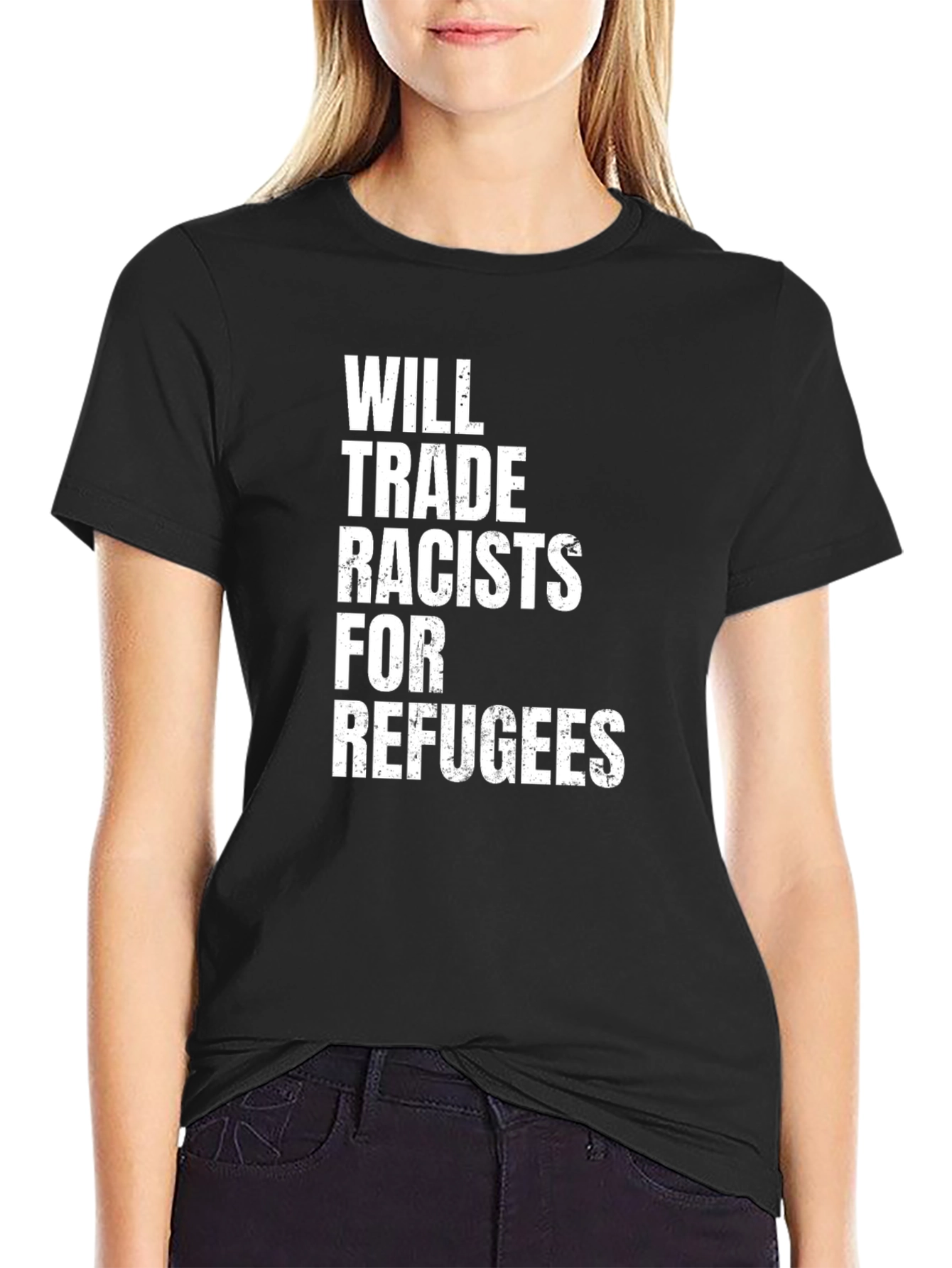 Will Trade Racists For Refugees T-Shirt