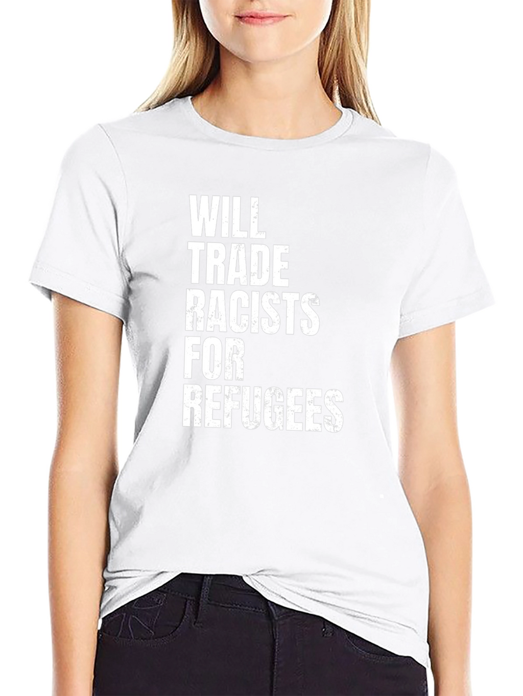 Will Trade Racists For Refugees T-Shirt