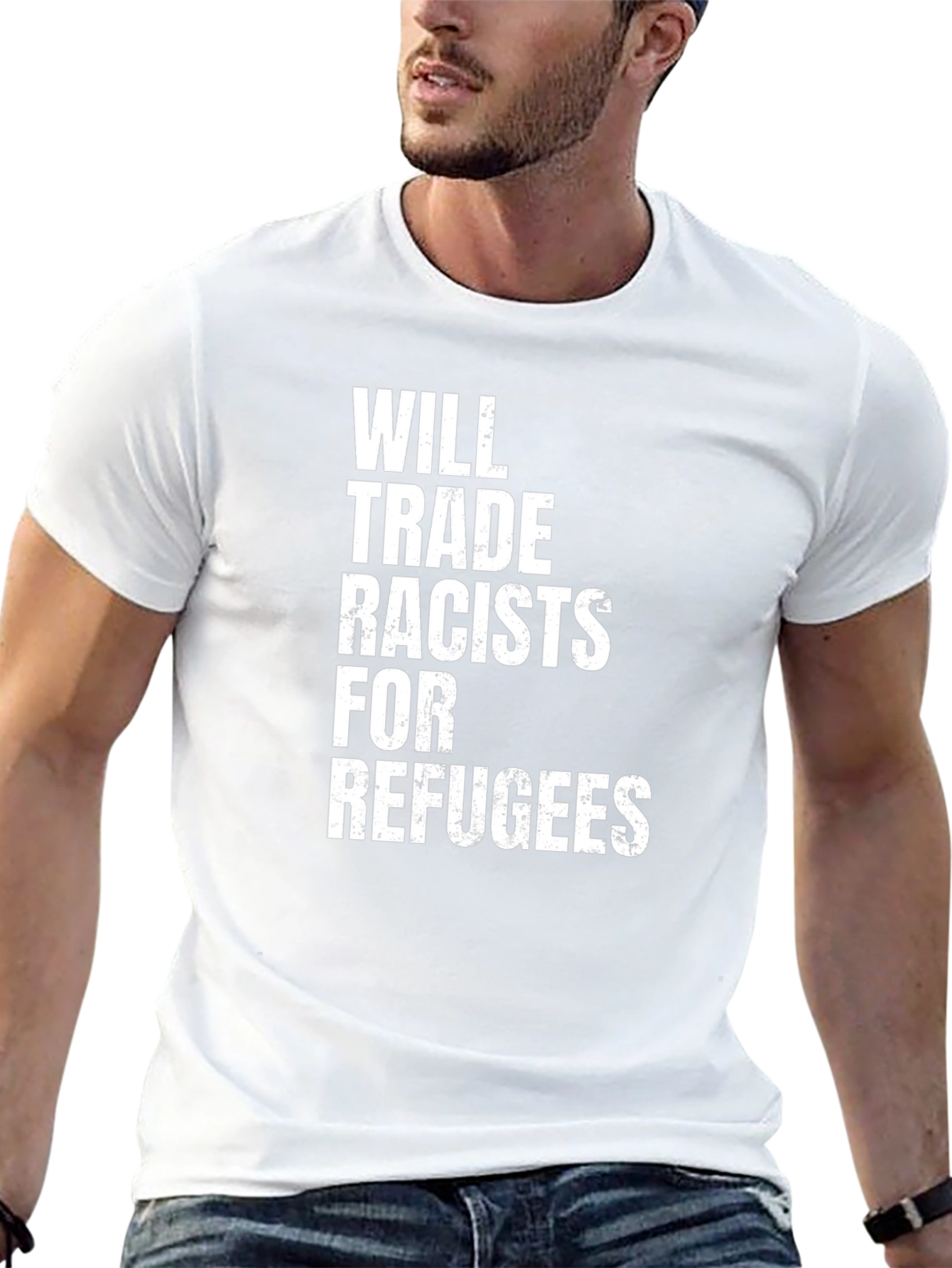 Will Trade Racists For Refugees T-Shirt