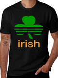 Irish Clover Black T-Shirt