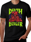 Death Dealer Graphic Print T-Shirt