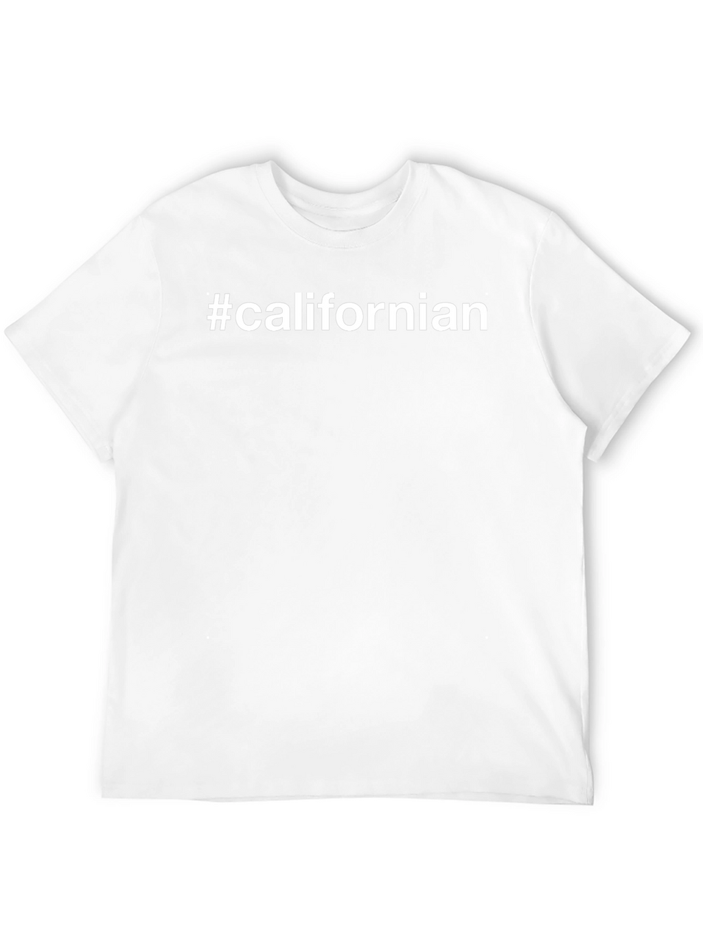 #californian Black Crew Neck T-Shirt