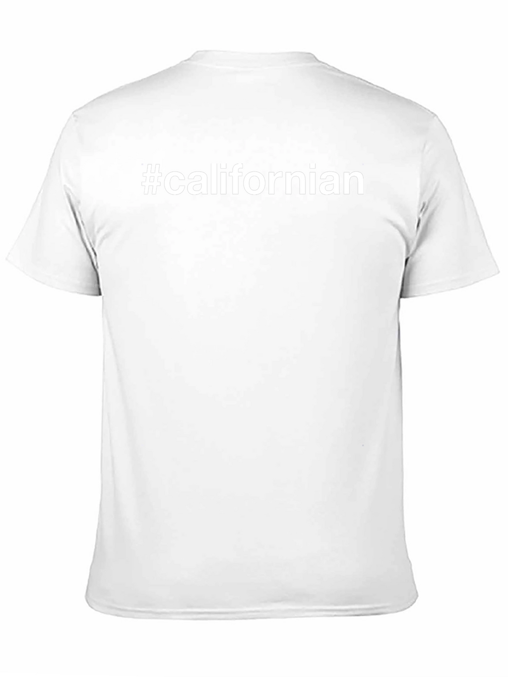 #californian Black Crew Neck T-Shirt