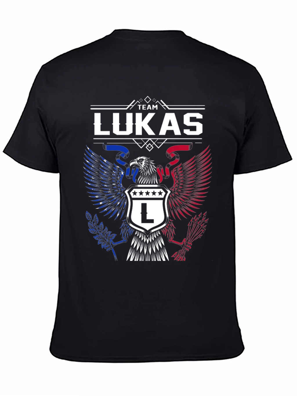 Team Lukas Patriotic Eagle Graphic T-Shirt