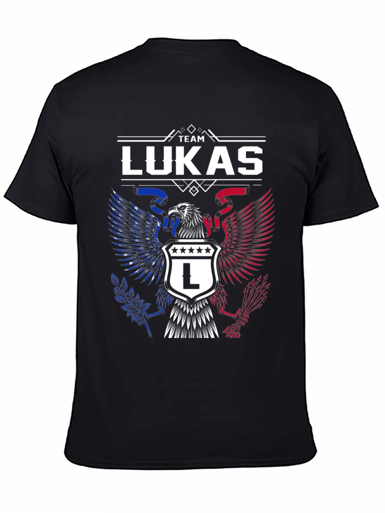 Team Lukas Patriotic Eagle Graphic T-Shirt