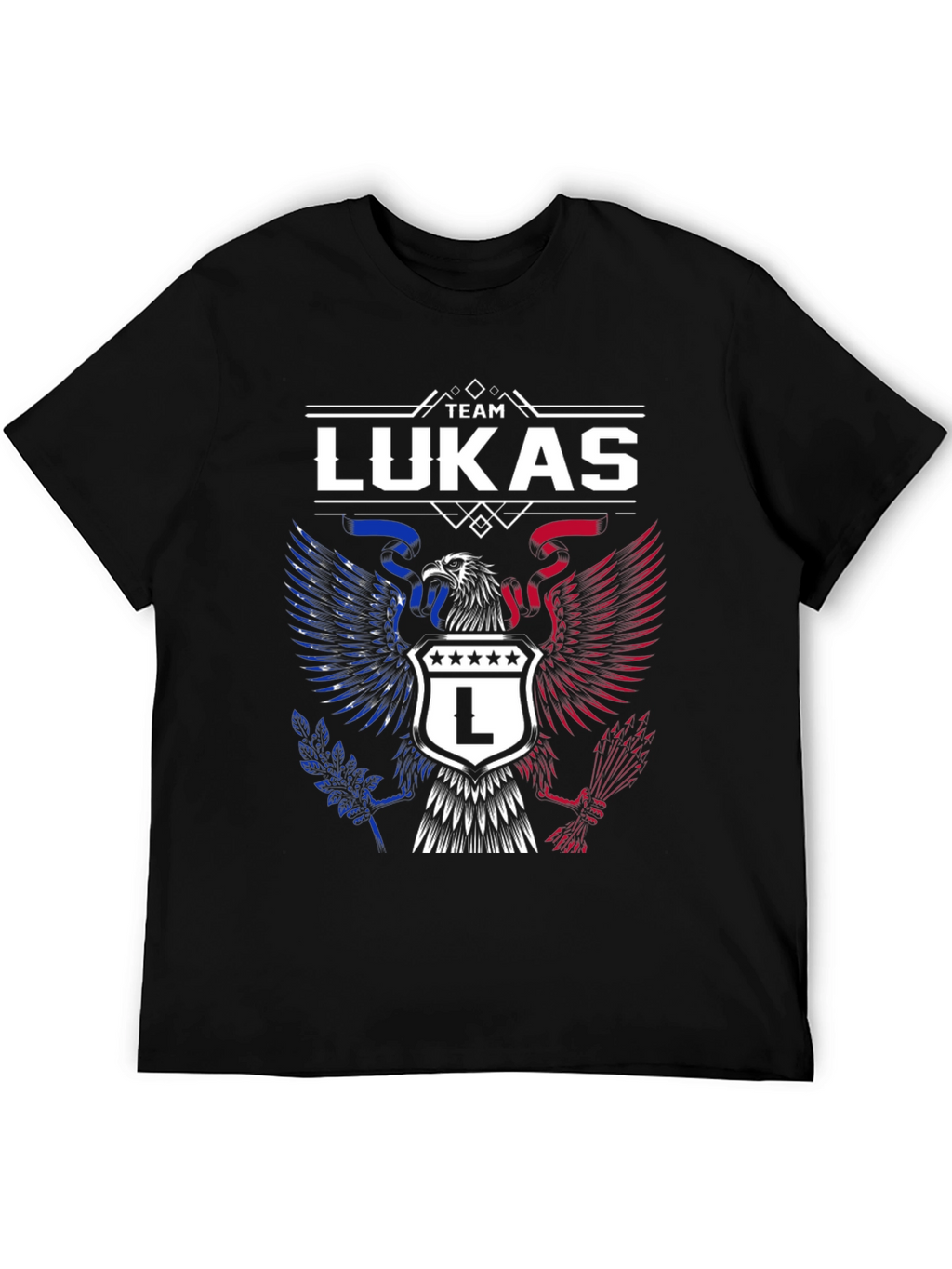 Team Lukas Patriotic Eagle Graphic T-Shirt