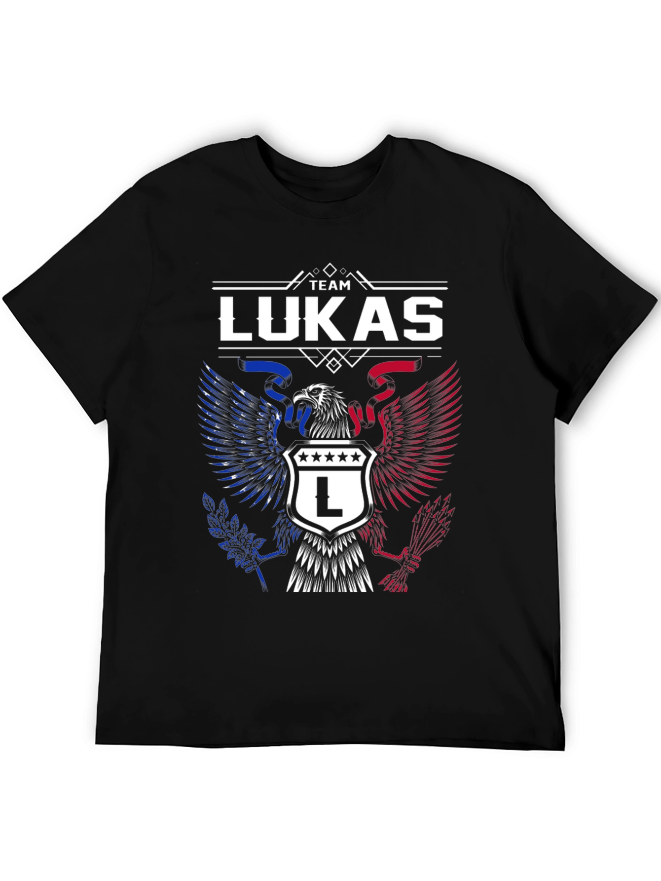 Team Lukas Patriotic Eagle Graphic T-Shirt