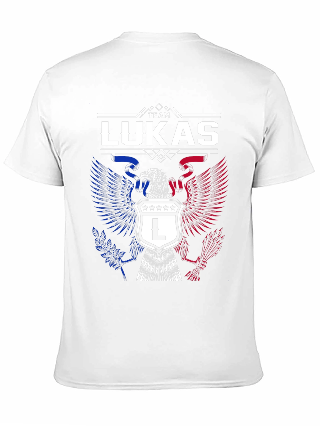 Team Lukas Patriotic Eagle Graphic T-Shirt