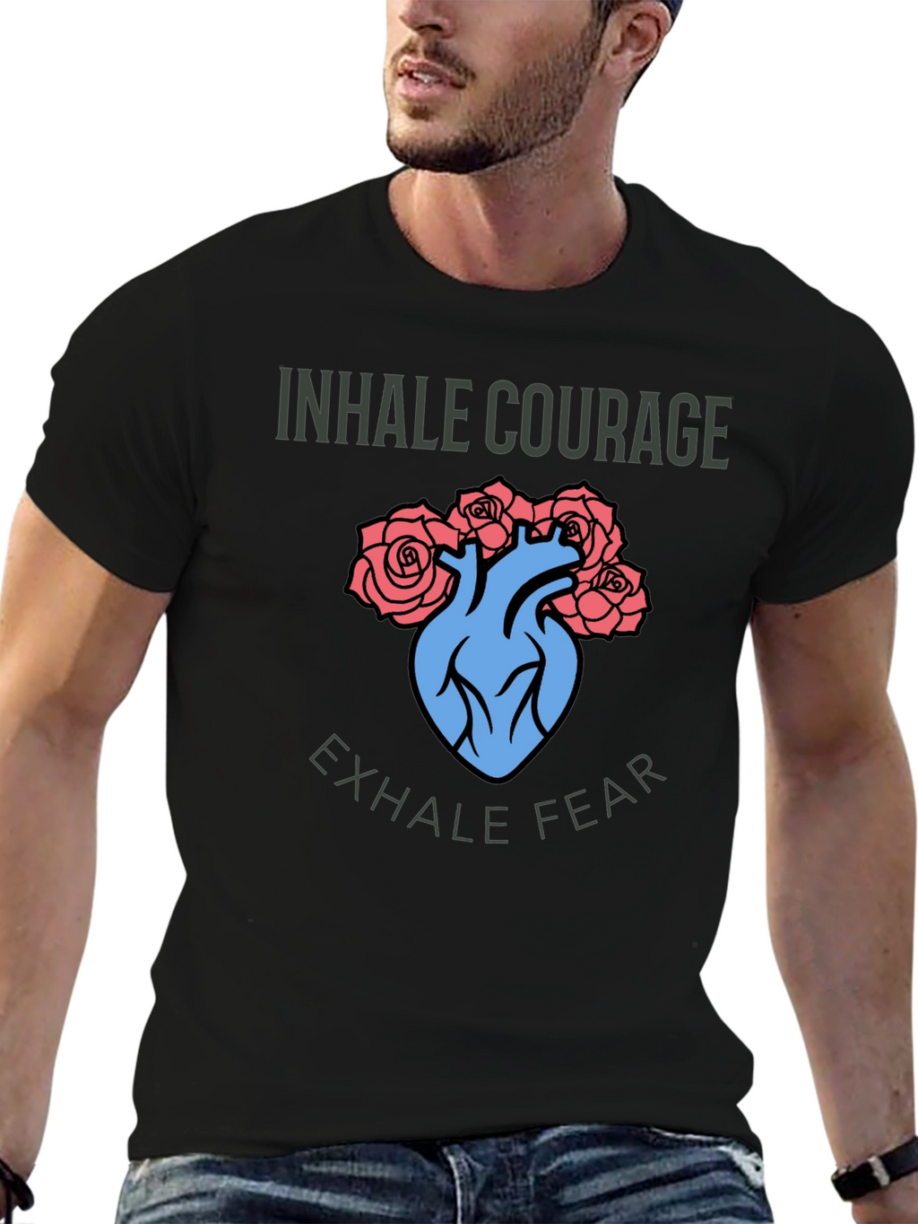 Inhale Courage Exhale Fear T-Shirt