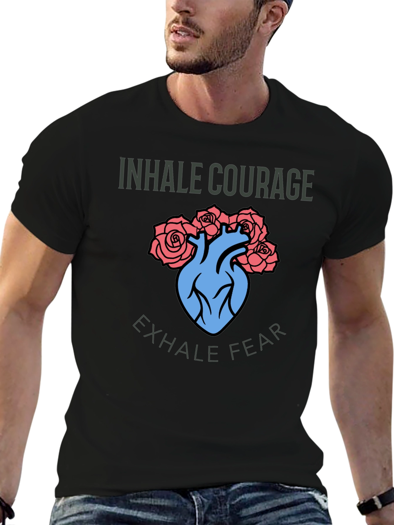 Inhale Courage Exhale Fear T-Shirt