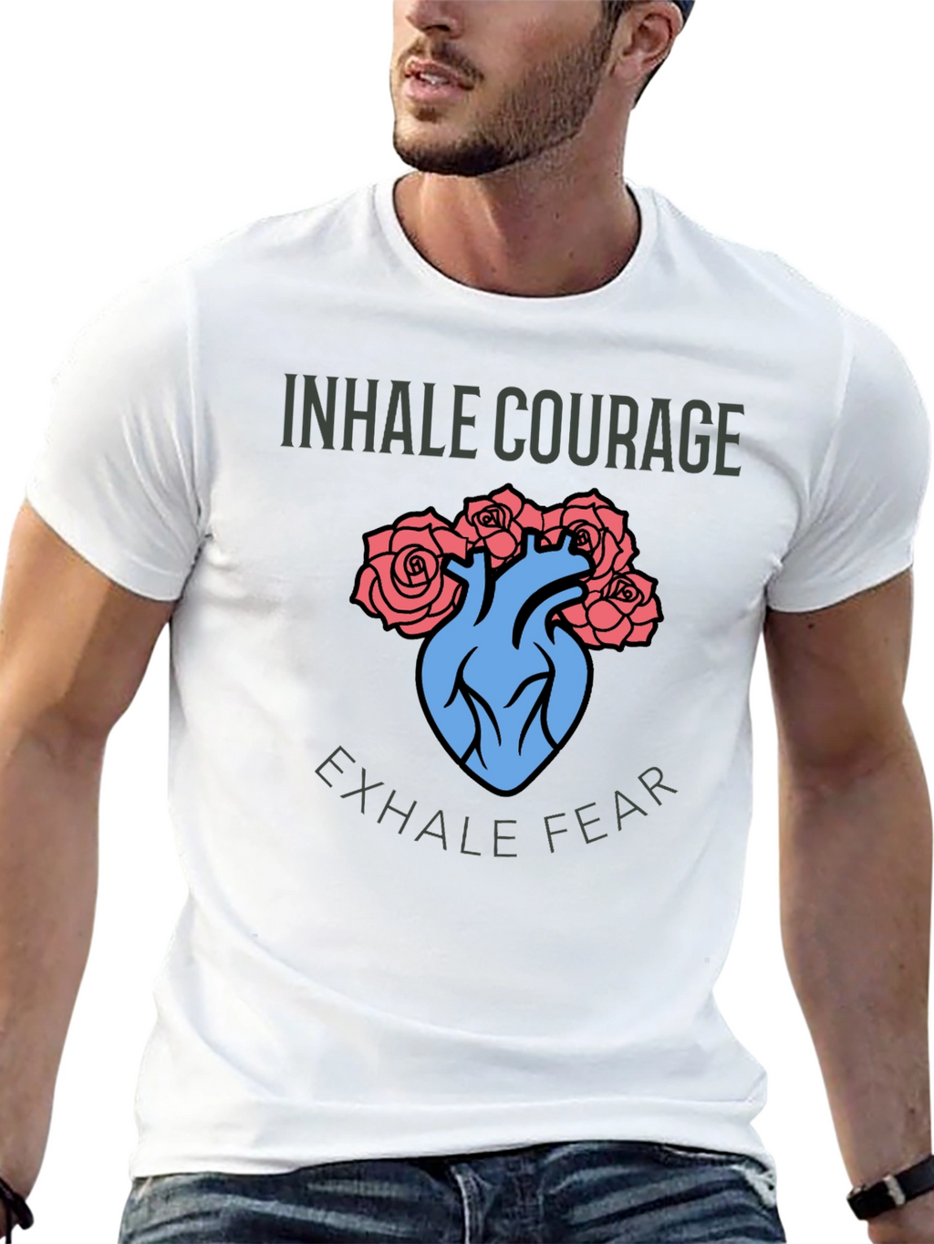 Inhale Courage Exhale Fear T-Shirt