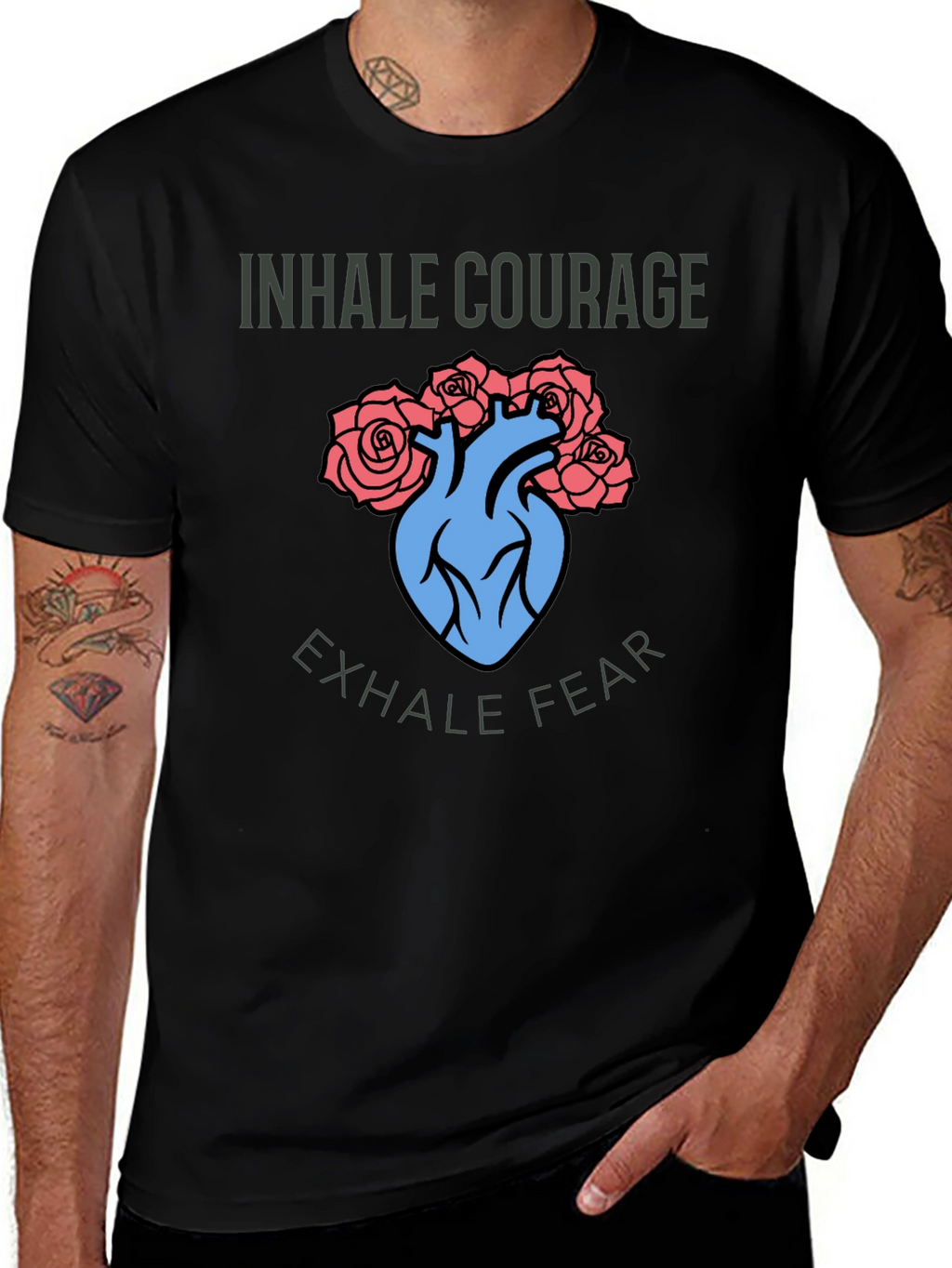 Inhale Courage Exhale Fear T-Shirt