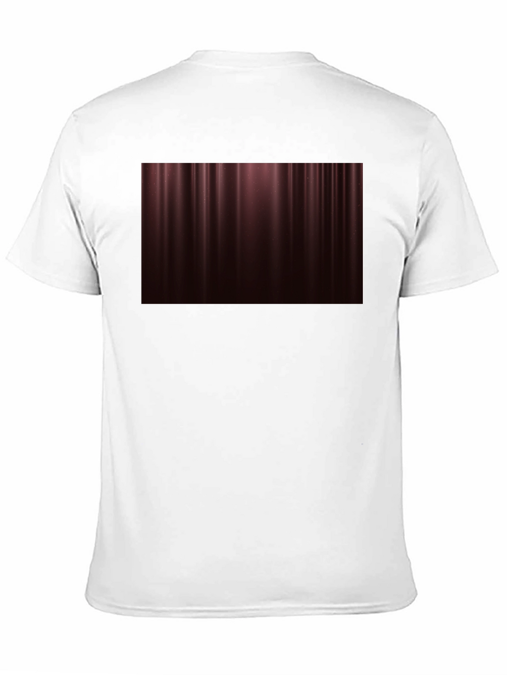 Elegant Maroon Gradient T-Shirt