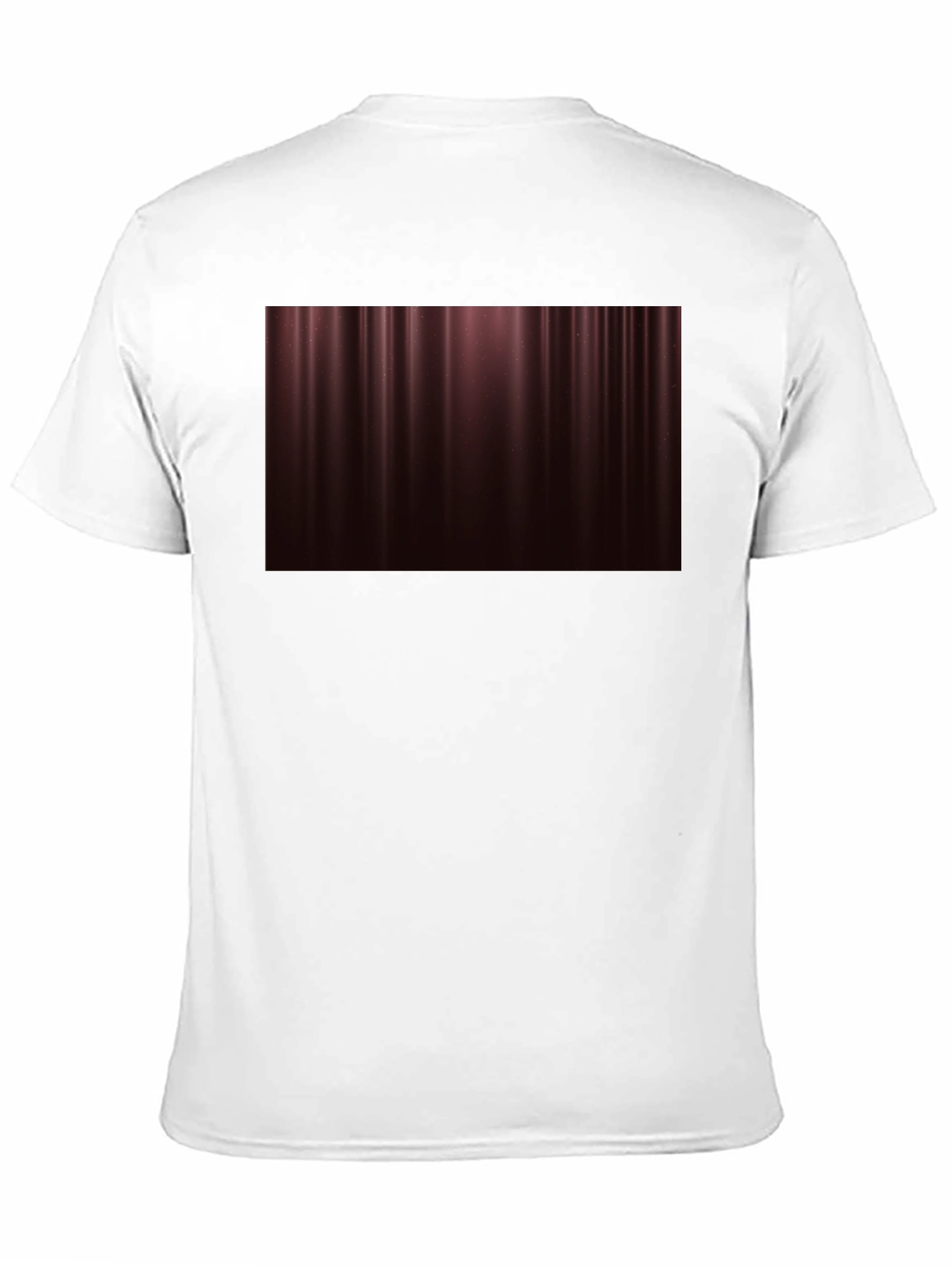Elegant Maroon Gradient T-Shirt