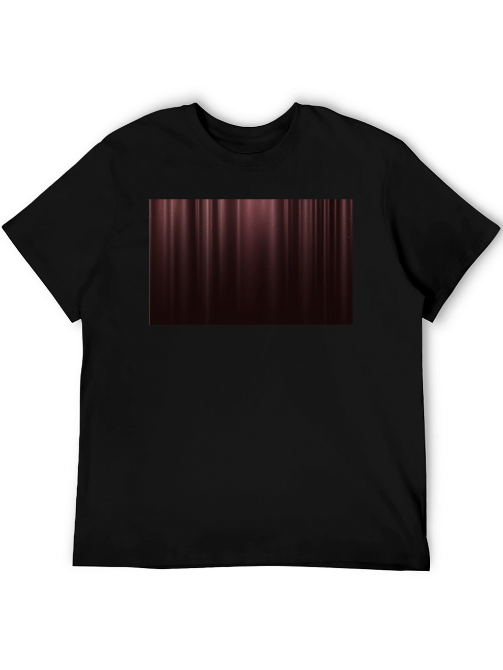 Elegant Maroon Gradient T-Shirt