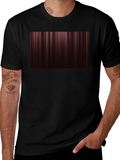 Elegant Maroon Gradient T-Shirt