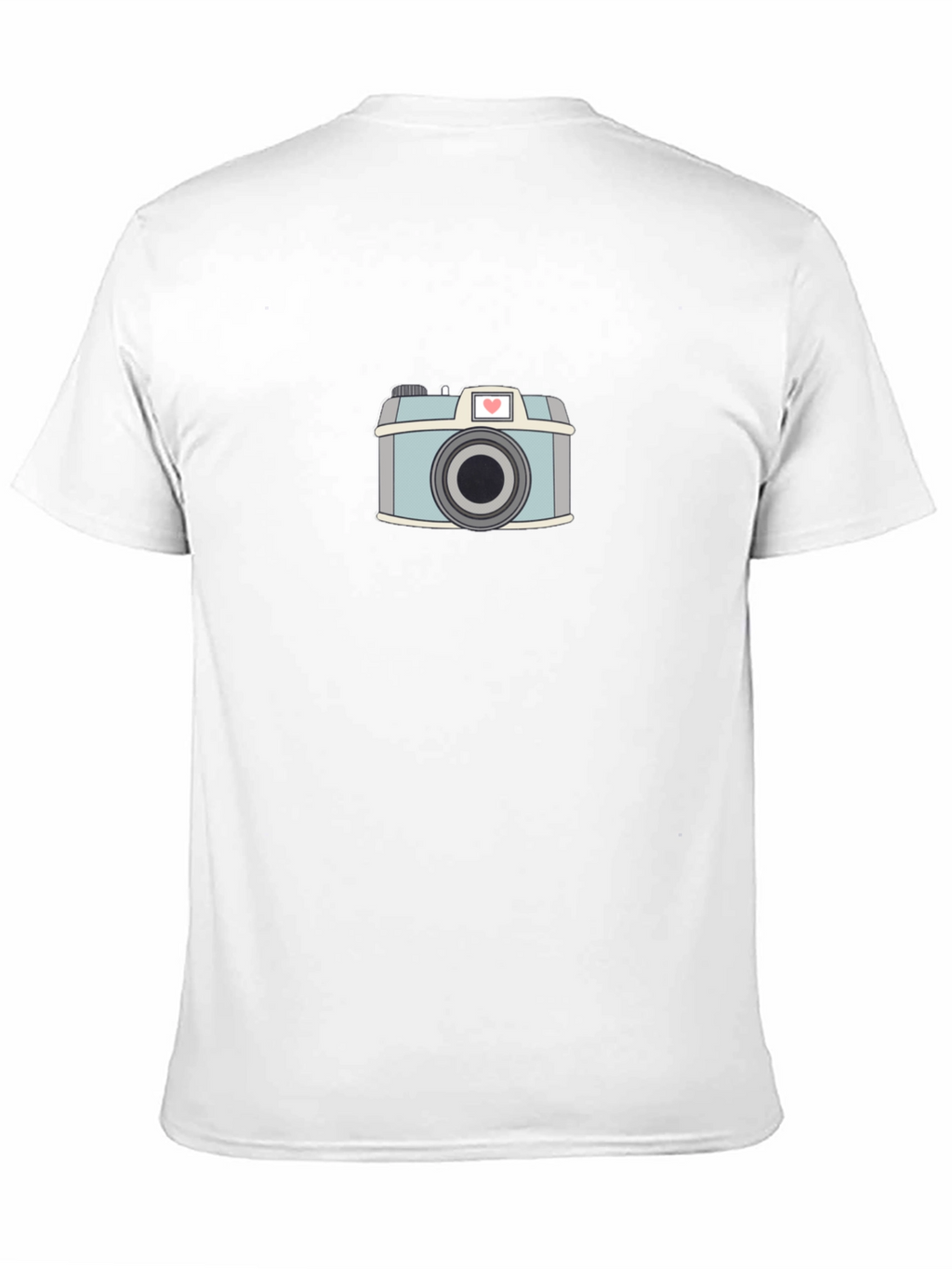 Retro Camera Graphic Tee - Black