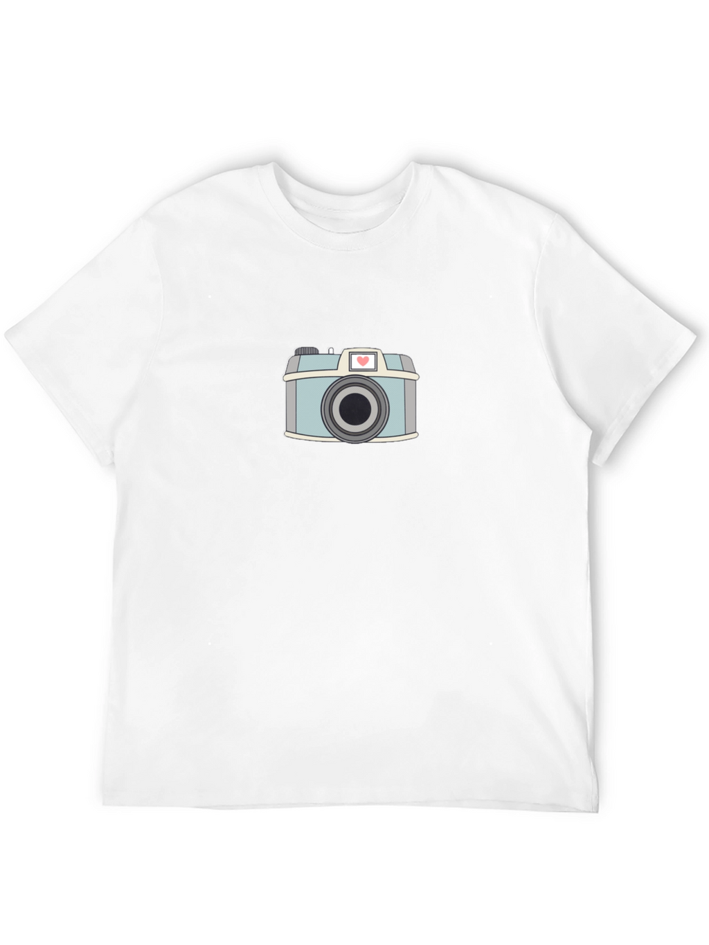 Retro Camera Graphic Tee - Black