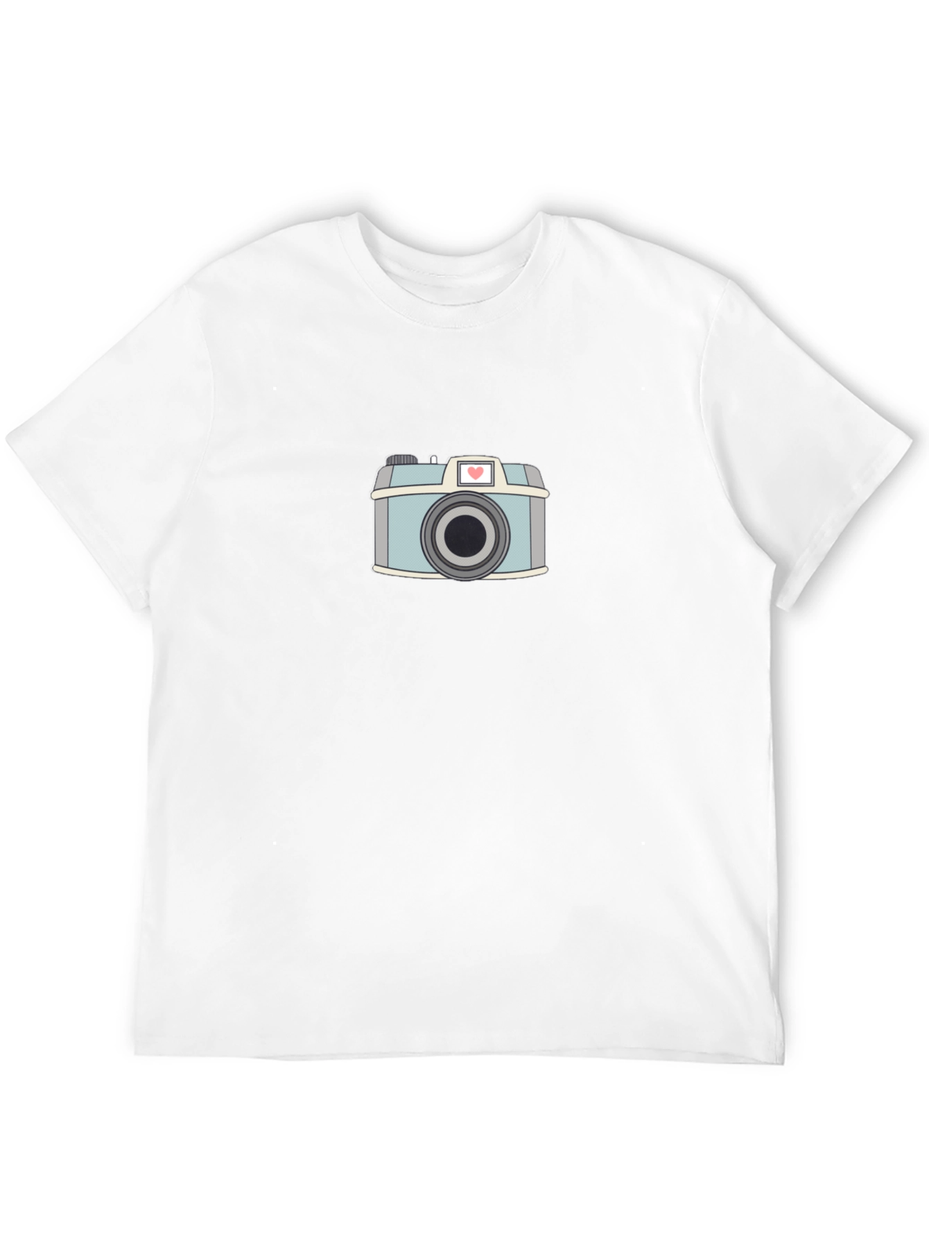 Retro Camera Graphic Tee - Black